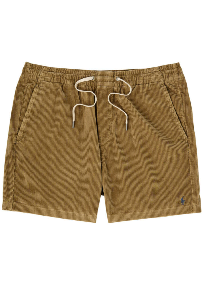 Polo Ralph Lauren Logo-embroidered Corduroy Shorts - Brown Cover