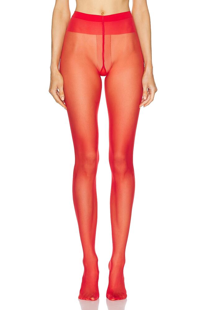 Wolford Individual 20 Tight in Red Cover