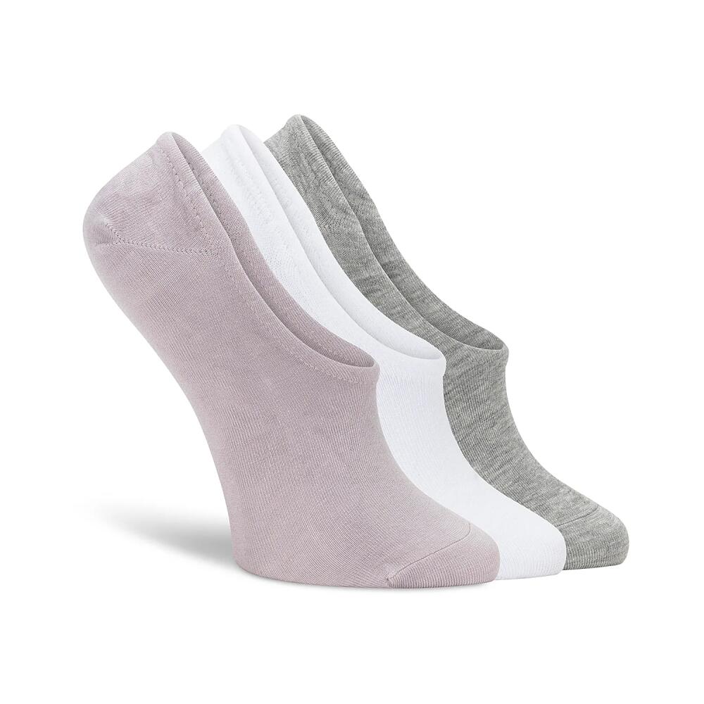 Lemon Perfection Silk No Show Liners 3 Pack | Women's | Dusty Purple/White/Grey Cover