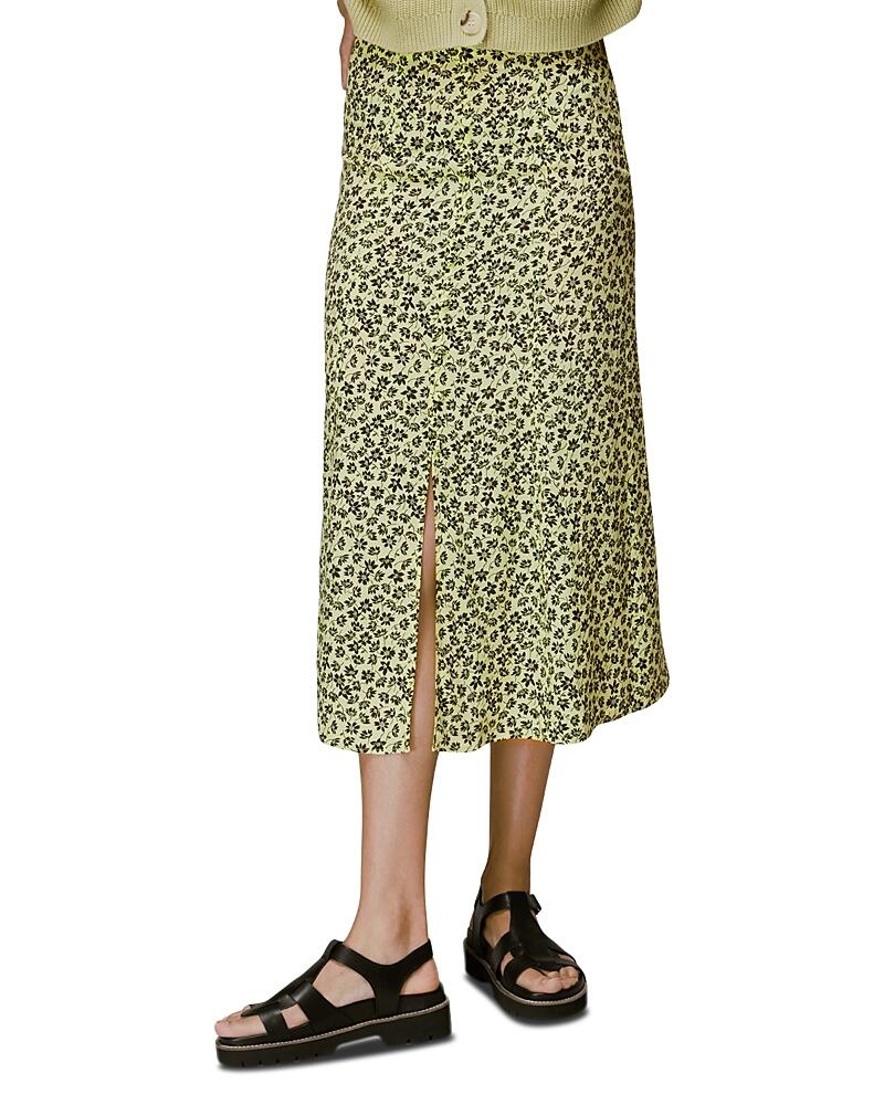 Whistles Buttercup Floral Print Skirt Cover