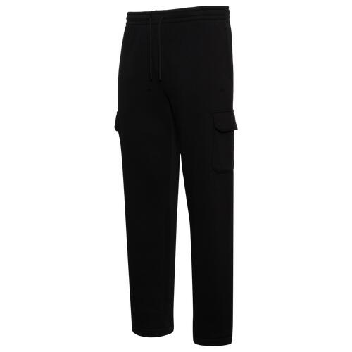 LCKR Open Hem Cargo Sweatpants - Mens Black Cover