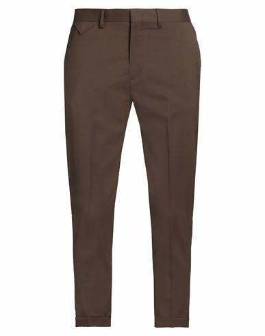 Low Brand Man Pants Brown Virgin Wool, Polyester, Elastane Cover