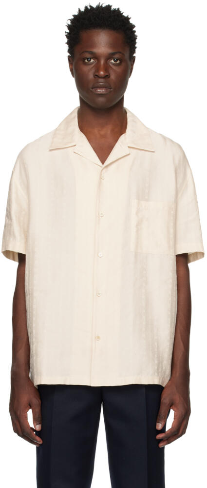 Golden Goose Beige Jacquard Shirt Cover