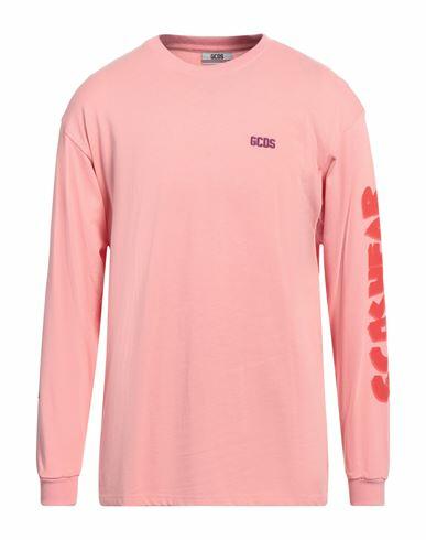 Gcds Man T-shirt Pink Cotton Cover