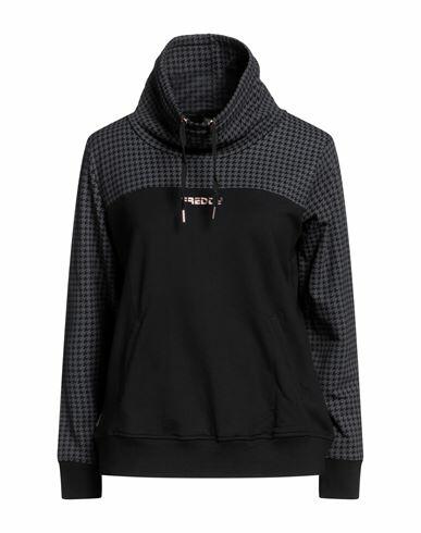 Freddy Woman Sweatshirt Black Cotton, Elastane Cover