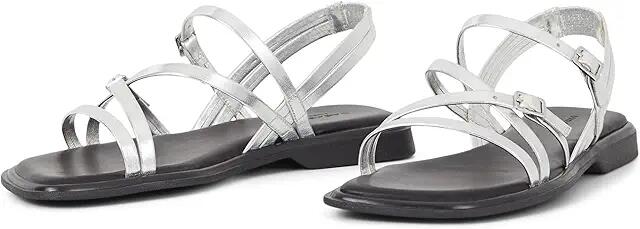 Vagabond Shoemakers Izzy Strappy Sandal (Silver) Women's Sandals Cover