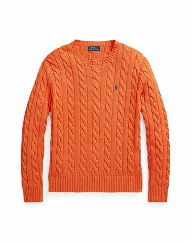 Polo Ralph Lauren Man Sweater Orange Cotton Cover