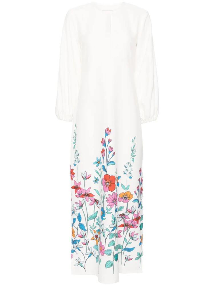 Bambah Hibiscus Tuscan dress - White Cover