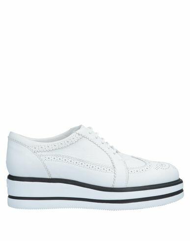 Hogan Woman Lace-up shoes White Soft Leather Cover