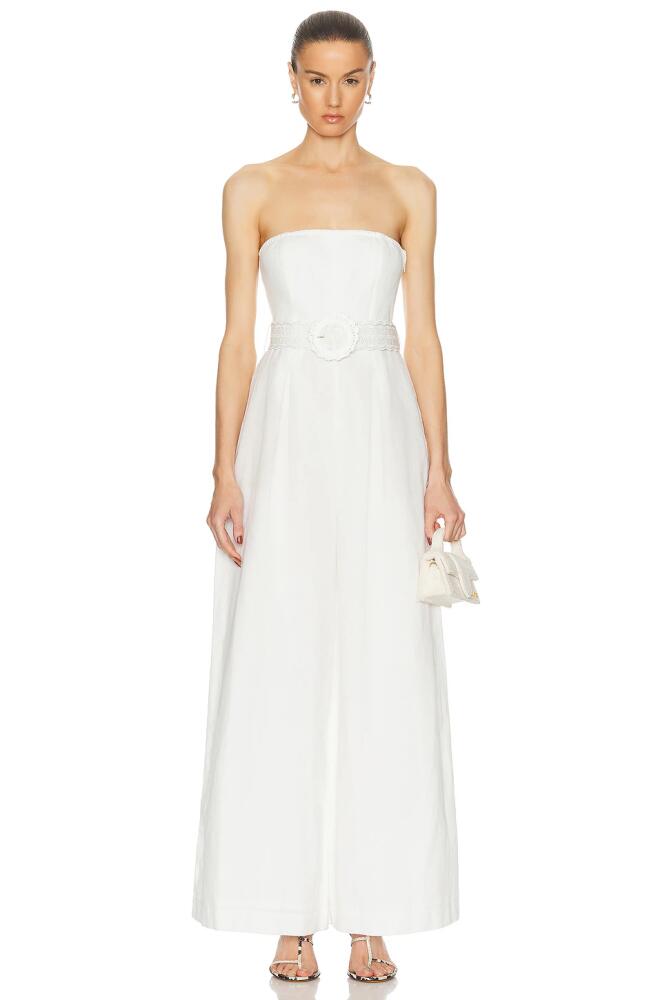 HEMANT AND NANDITA Nera Jumpsuit in White Cover