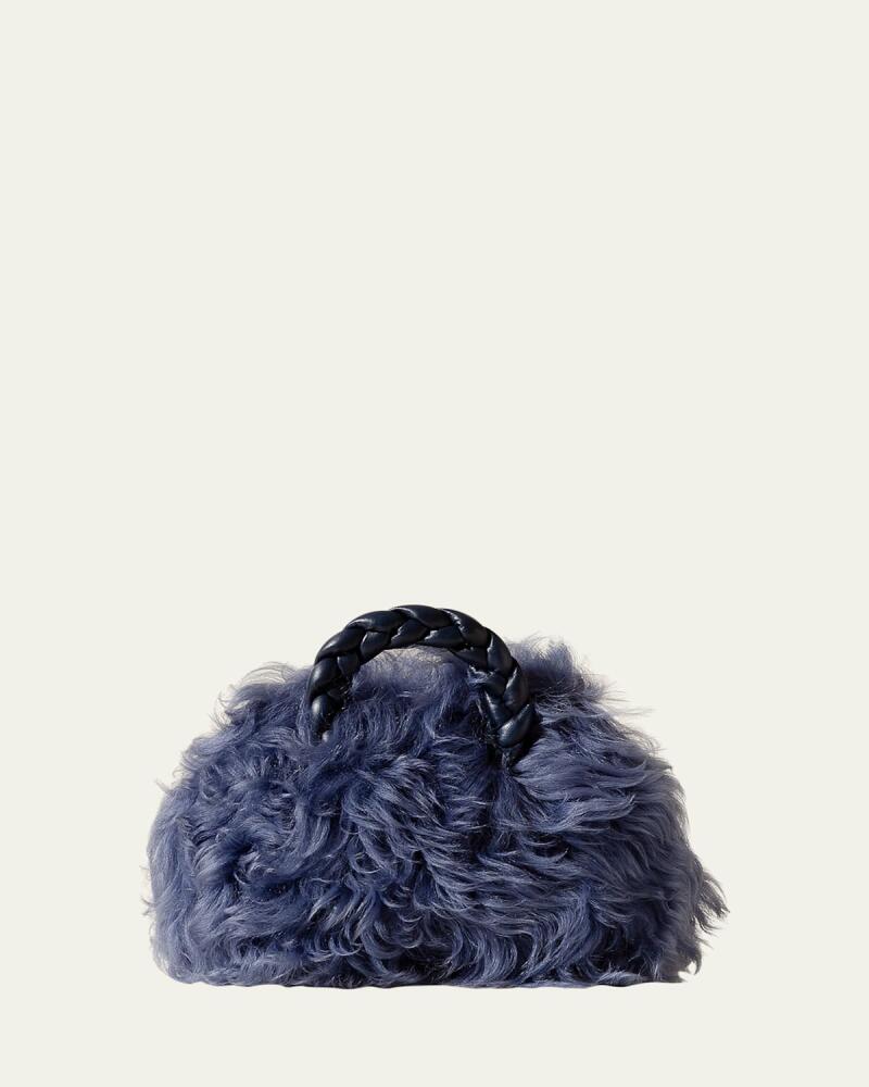 HEREU Bombon Sheep Shearling Fur Crossbody Bag Cover