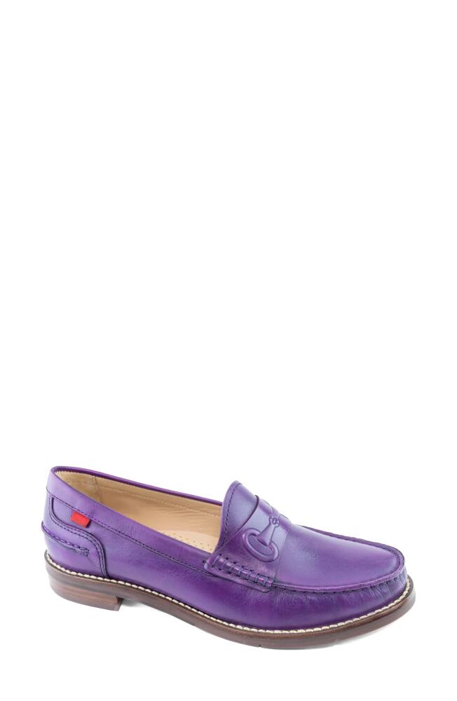 Marc Joseph New York Academy Park Loafer in Aubergine Brushed Napa Cover