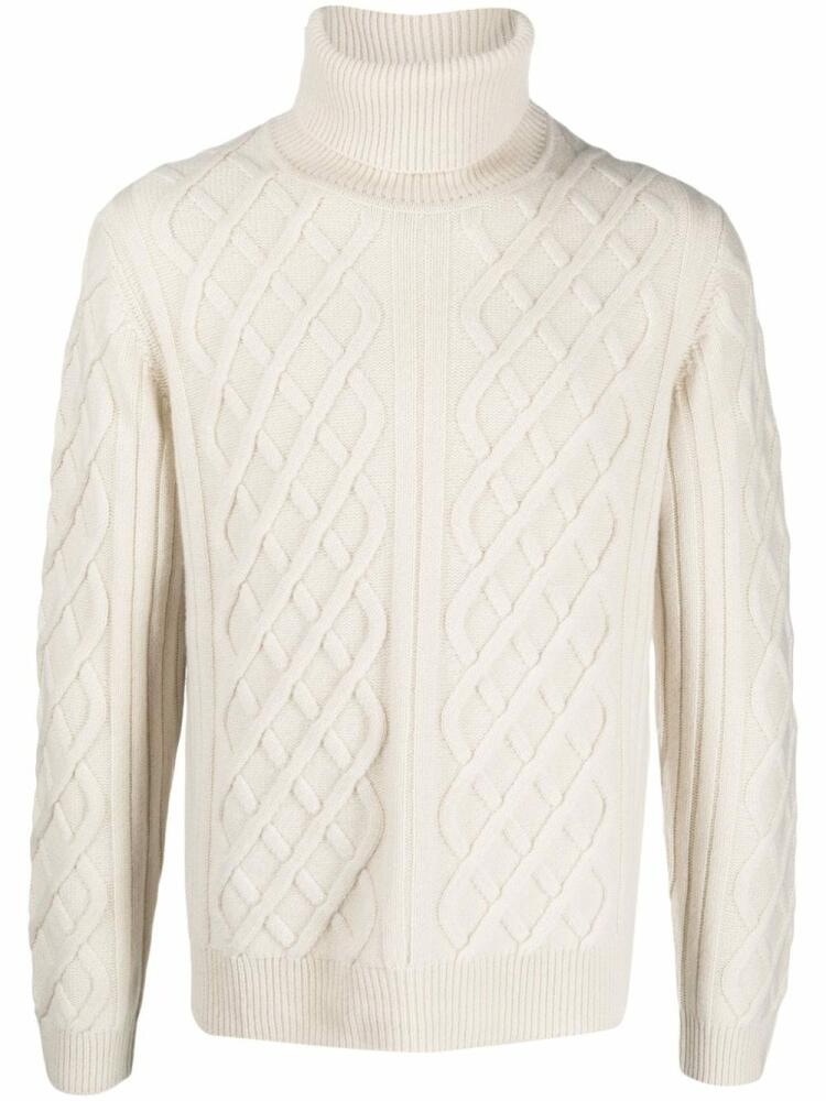 ASPESI chunky-knit wool-blend jumper - Neutrals Cover