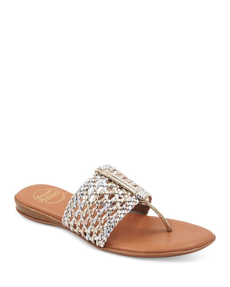 Andre Assous Women's Nice Woven Thong Sandals Cover