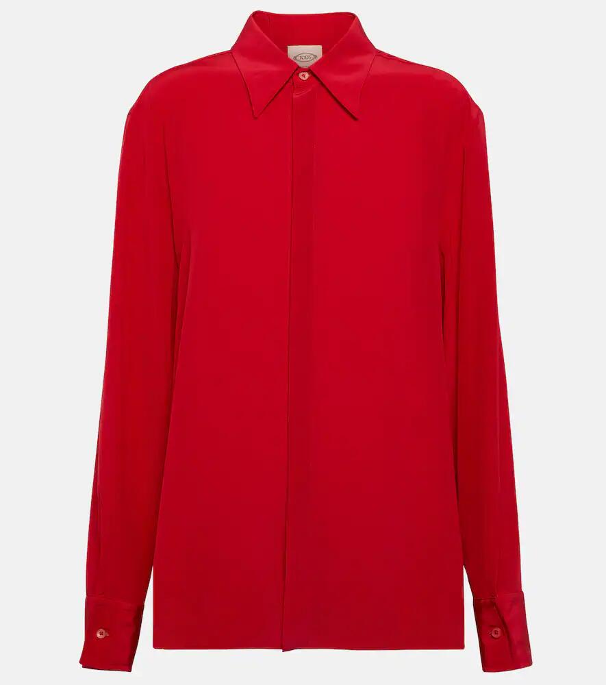 Tod's Silk crêpe de chine shirt Cover