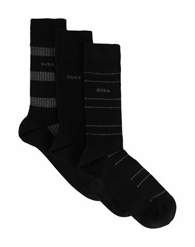 Boss Man Socks & Hosiery Black Cotton, Polyamide, Elastane Cover