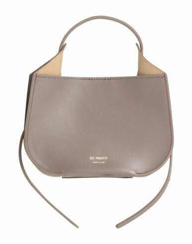 Ree Projects Woman Handbag Dove grey Calfskin Cover