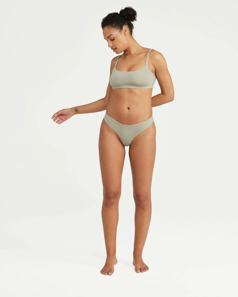 Nudea The Stretch Dipped Thong in Sage Green Cover