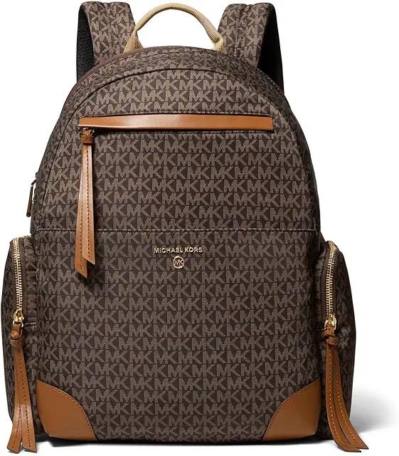 MICHAEL Michael Kors Prescott Large Backpack (Brown/Acorn) Backpack Bags Cover