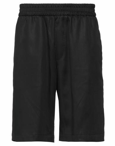 Roberto Collina Man Shorts & Bermuda Shorts Black Tencel Cover