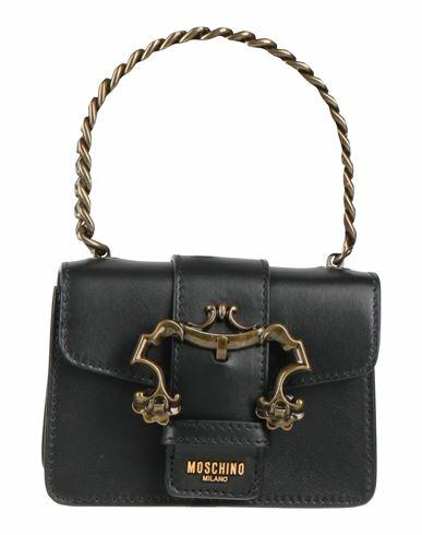 Moschino Woman Handbag Black Soft Leather Cover