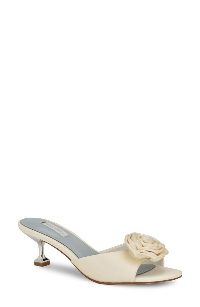 Nine West Dhalia Slide Sandal in Ivory Cover