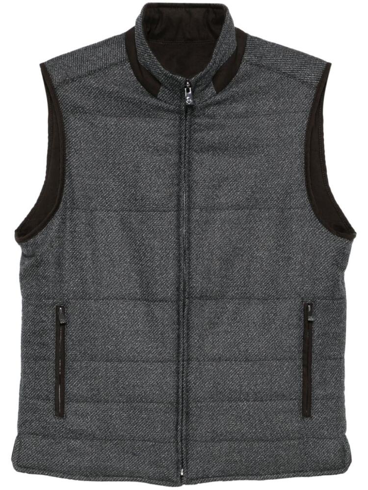 Corneliani quilted gilet - Grey Cover