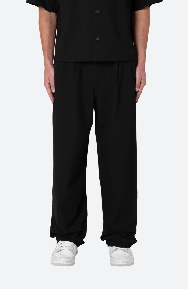 mnml Baggy Pleated Pants in Black Cover