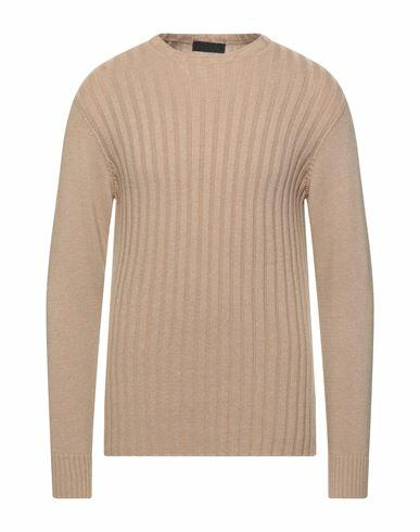 Lucques Man Sweater Beige Wool Cover