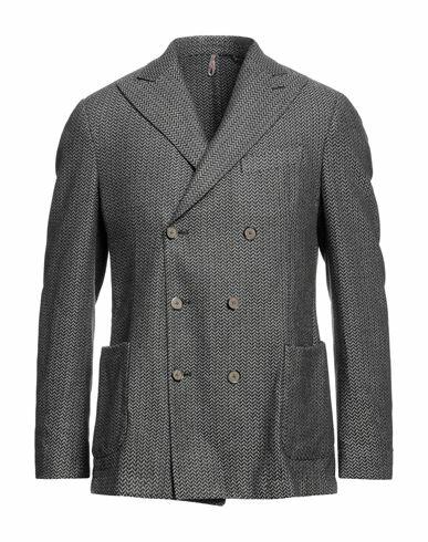 Santaniello Man Blazer Dark green Wool, Cotton, Polyamide, Polyester Cover