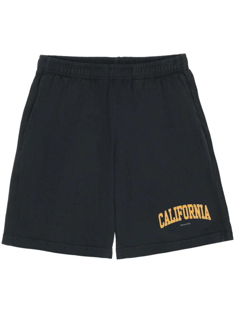 Sporty & Rich California gym shorts - Black Cover