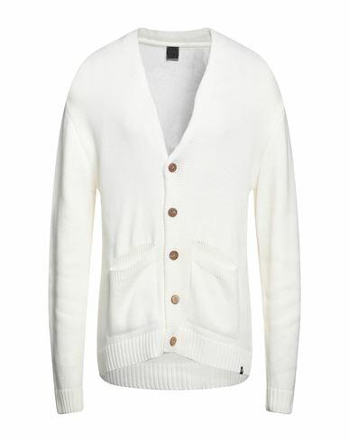 Why Not Brand Man Cardigan Ivory Acrylic, Wool Cover