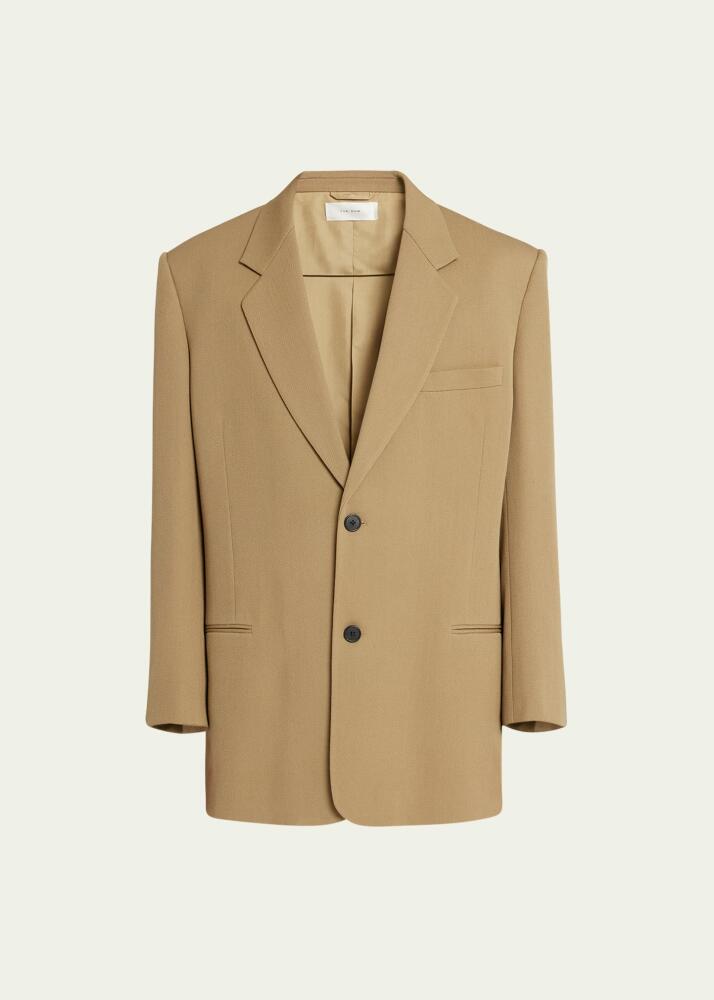 THE ROW Men's Abram Wool Oversized Blazer Cover