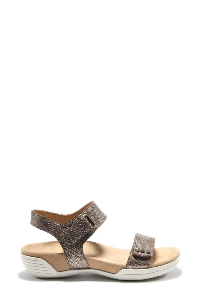 Hälsa Footwear Dominica Sandal in Bronze Leather Cover