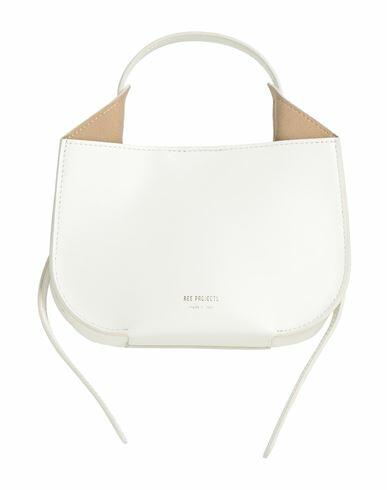 Ree Projects Woman Handbag White Calfskin Cover