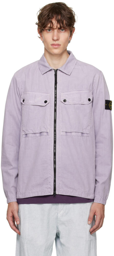 Stone Island Purple Faded Jacket Cover