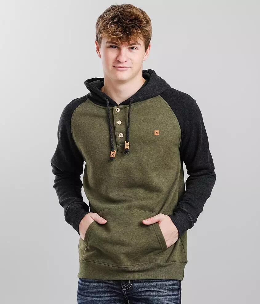 tentree Oberon Hooded Henley Sweatshirt Cover