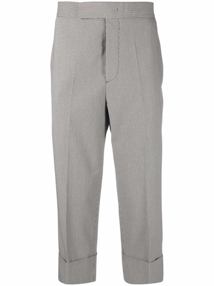 SAPIO cropped tailored suit trousers - White Cover