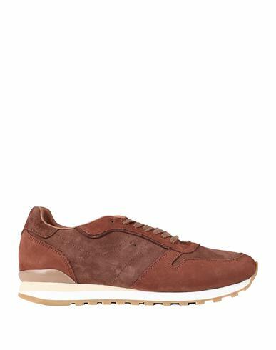 Andrea Ventura Firenze Man Sneakers Brown Leather Cover