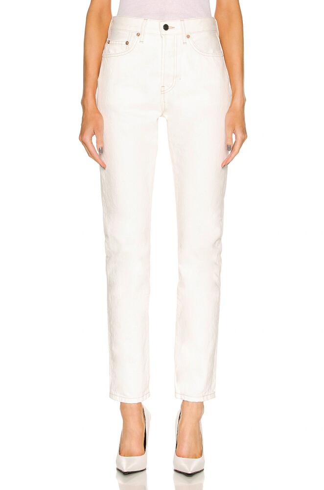 WARDROBE.NYC Denim Jean in White Cover