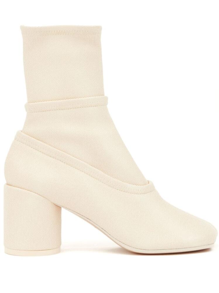 MM6 Maison Margiela Anatomic 70mm ankle boots - Neutrals Cover