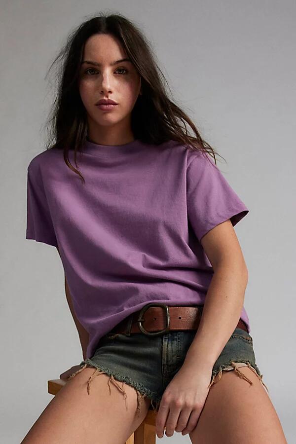 BDG Universal Boxy Tee in Plum Cover