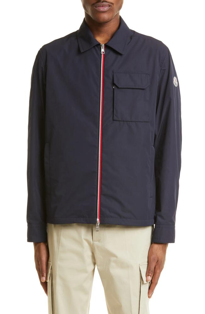 Moncler Epte Waterproof Windbreaker Jacket in Navy Cover