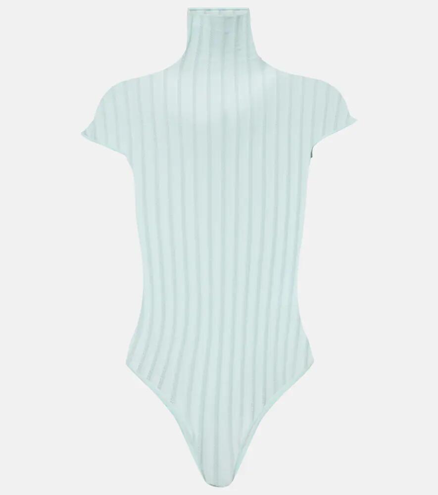 Alaïa Striped bodysuit Cover