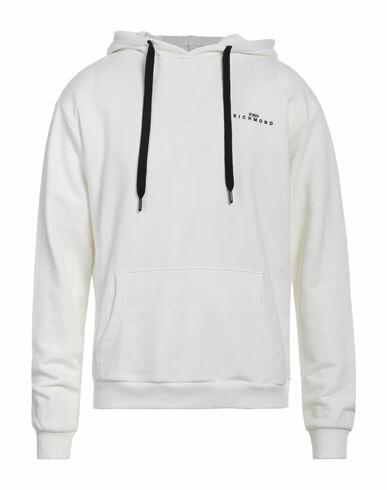 John Richmond Man Sweatshirt White Cotton Cover