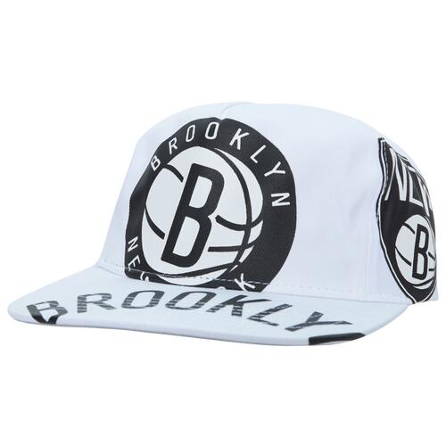 Mitchell & Ness Nets In Your Face Deadstock Snapback - Mens Black/White Cover