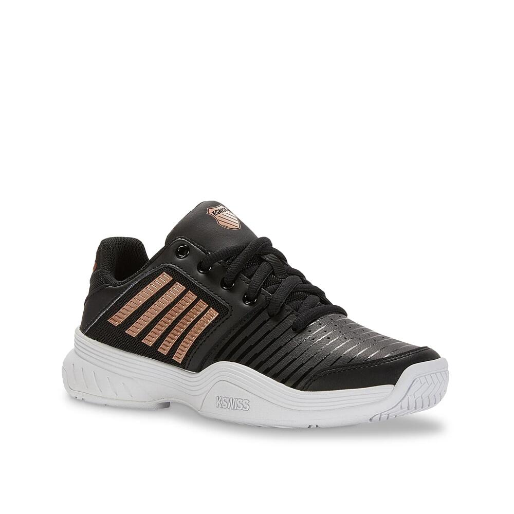 KSwiss Court Express Pickleball Sneaker | Women's | Black/Rose Gold Cover