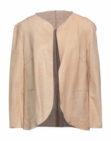 Salvatore Santoro Woman Blazer Sand Ovine leather Cover