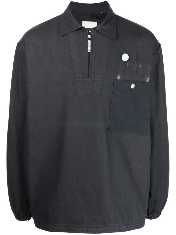 OAMC patch-pocket detail shirt - Black Cover