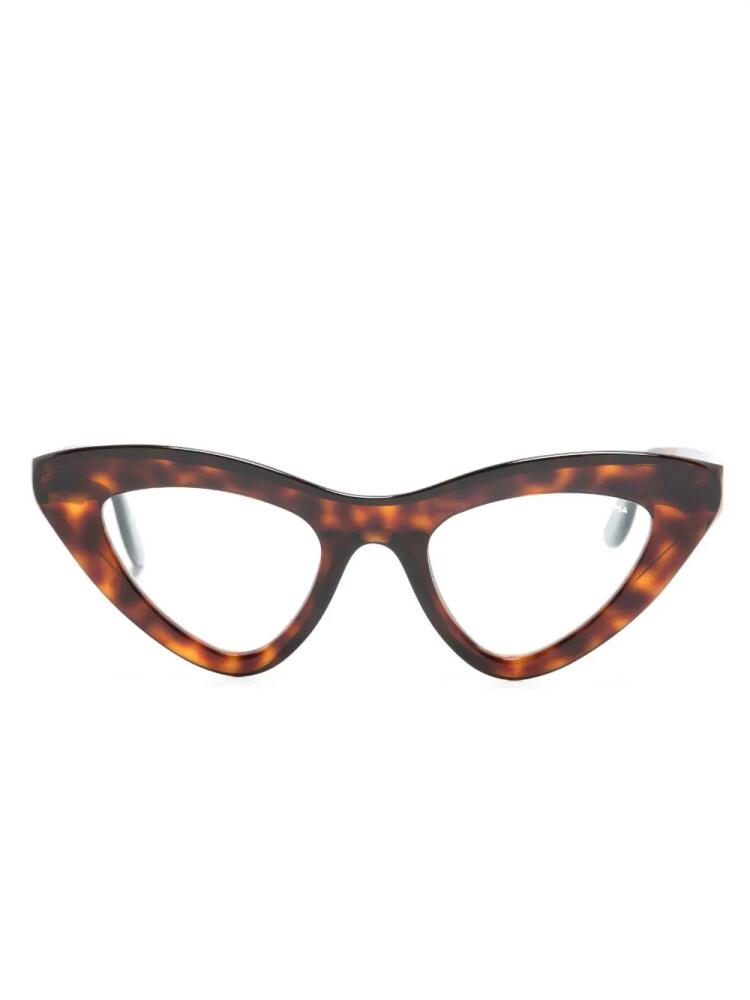 Lapima Julieta Havana cat-eye glasses - Brown Cover